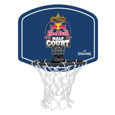 Spalding RED BULL MICRO MINI BACKBOARD SET Mini kosárlabda palánk, kék, méret