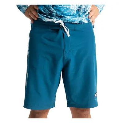 ADVENTER & FISHING UV SHORTS PETROL Férfi rövidnadrág horgászathoz, türkiz, méret