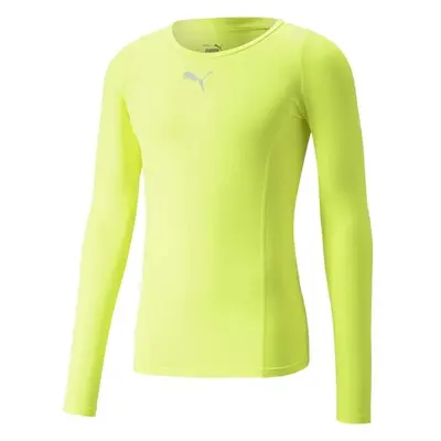 Puma LIGA BASELAYER TEE LS Férfi póló, fényvisszaverő neon, méret