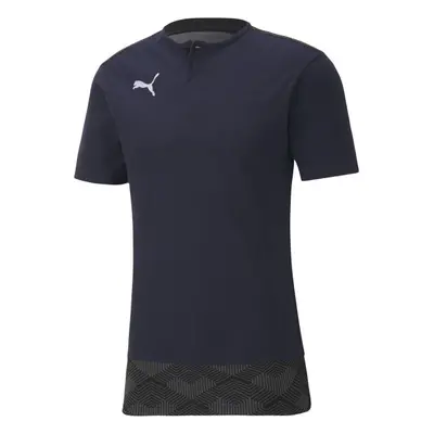 Puma TEAM FINAL CASUALS POLO Férfi póló, sötétkék, méret