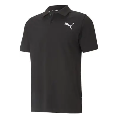 Puma ESS PIQUE POLO Férfi galléros póló, fekete, méret