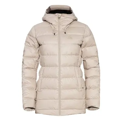 Odlo W SEVERIN N-THERMIC HOODE INSULATED JACKET Női tollkabát, bézs, méret