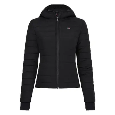 Tommy Hilfiger SLIM SORONA PADDED HOOD JACKET Női átmeneti kabát, fekete, méret