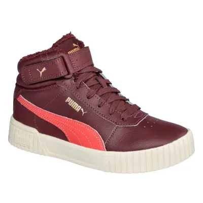 Puma CARINA 2.0 MID WTR JR Lány téli tornacipő, bordó, méret 35.5