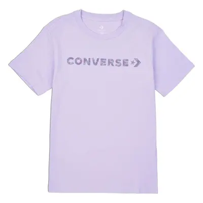 Converse WORDMARK SS TEE Női póló, lila, méret