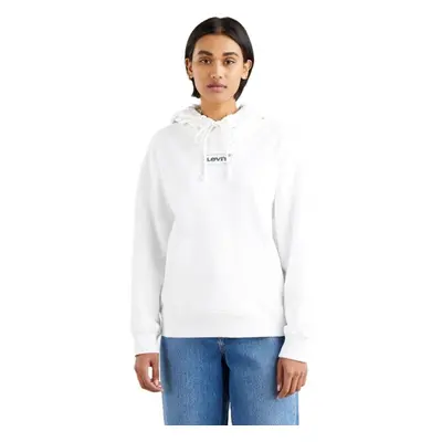 Levi's® GRAPHIC STANDARD HOODIE BATWIN Női pulóver, fehér, méret