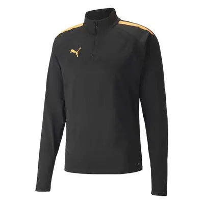 Puma TEAMLIGA 1/4 ZIP TOP Férfi pulóver, fekete, méret