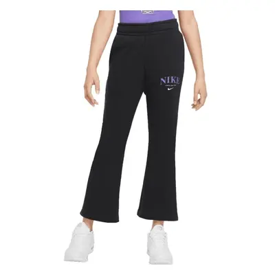 Nike NSW TREND FLC PANT Lány melegítőnadrág, fekete, méret