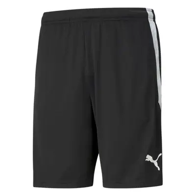 Puma TEAM LIGA TRAINING SHORTS Férfi futball rövidnadrág, fekete, méret