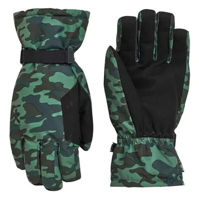 Bula CAMOUFLAGE MITTENS Férfi kesztyű, fekete, méret