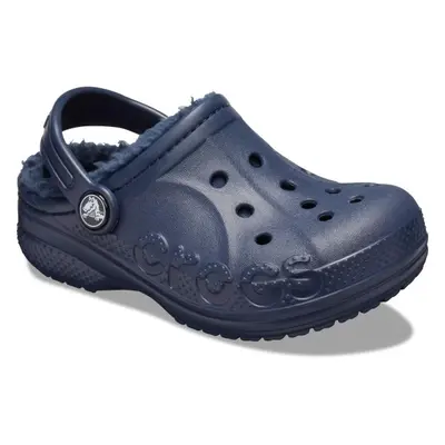 Crocs BAYA LINED CLOG K Gyerek papucs, sötétkék, méret 32/33