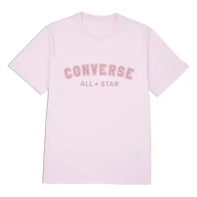 Converse CLASSIC FIT ALL STAR SINGLE SCREEN PRINT TEE Női póló, rózsaszín, méret