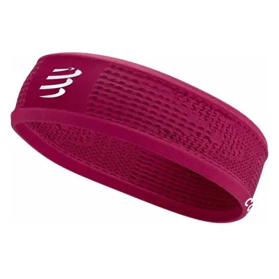 Compressport THIN HEADBAND ON/OFF Funkcionális fejpánt, bordó, méret