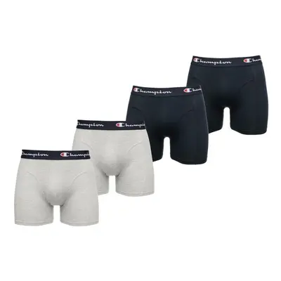 Champion LEGACY 4PK Férfi boxeralsó, szürke, méret