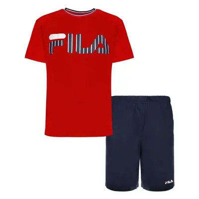 Fila JERSEY SHORTS PYJAMAS SS Férfi pizsama, piros, méret