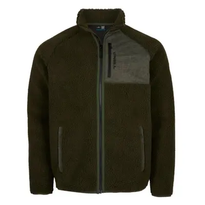 O'Neill SHERPA FZ FLEECE Férfi pulóver, sötétzöld, méret