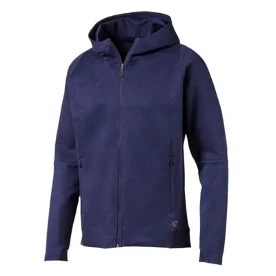 Puma FINAL CASUALS HOODED JACKET Férfi pulóver, kék, méret