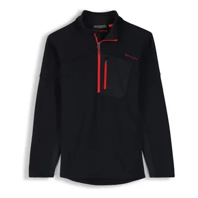 Spyder BANDIT HALF ZIP MENS Férfi pulóver, fekete, méret