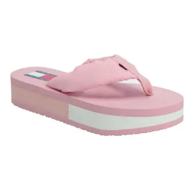 Tommy Hilfiger WEBBING MID BEACH SNDL NW STRP Női flip-flop papucs, rózsaszín, méret