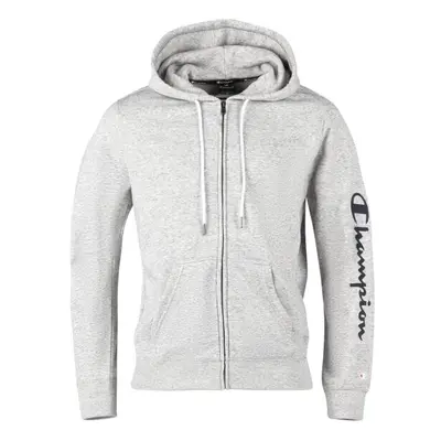 Champion HOODED FULL ZIP SWEATSHIRT Férfi cipzáras felső, szürke, méret