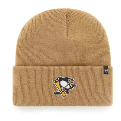 47 NHL PITTSBURGH PENGUINS HAYMAKER '47 CUFF KNIT BLK Téli sapka, bézs, méret