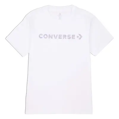 Converse WORDMARK SS TEE Női póló, fehér, méret