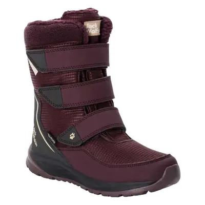 Jack Wolfskin POLAR BOOT TEXAPORE HIGH VC K Gyerek téli cipő, bordó, méret