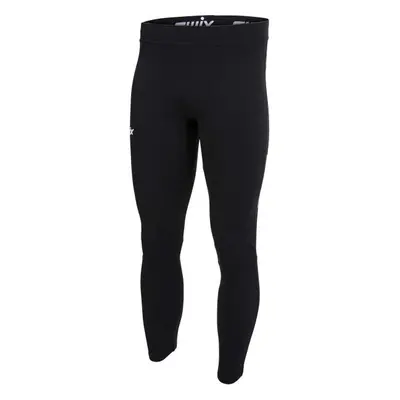 Swix FOCUS WARM TIGHTS Férfi elasztikus meleg nadrág, fekete, méret