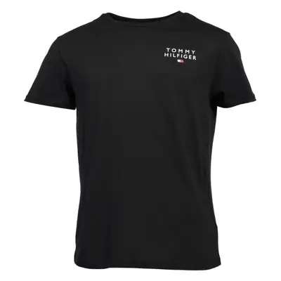 Tommy Hilfiger TH ORIGINAL-CN SS TEE LOGO Férfi póló, fekete, méret