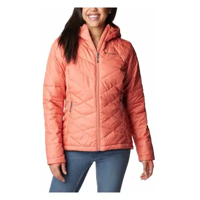 Columbia HEAVENLY HOODED JACKET Női télikabát, lazac, méret