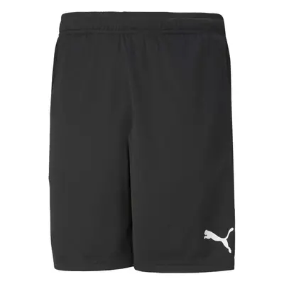 Puma TEAMRISE TRAINING SHORTS JR Fiú futball rövidnadrág, fekete, méret