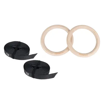 Fitforce GYM RING SET Fa tornagyűrű, fekete, méret