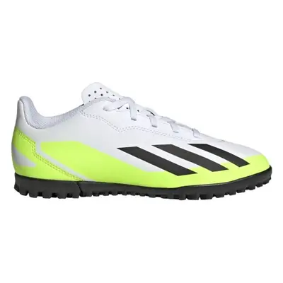 adidas X CRAZYFAST.4 TF J Gyerek turf futballcipő, fehér, méret