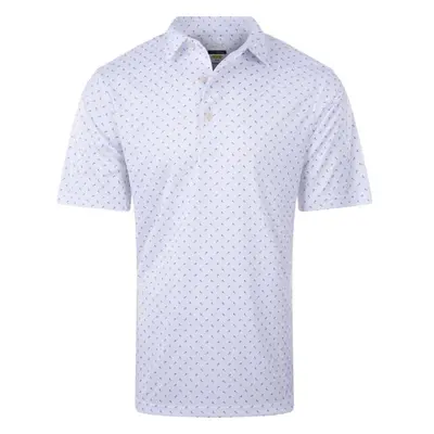 GREGNORMAN ML TEE PRINT POLO Férfi golf pólóing, fehér, méret