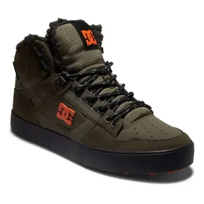 DC PURE HIGH-TOP WC WNT Férfi szabadidőcipő, khaki, méret