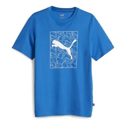 Puma GRAPHICS CAT TEE Férfi póló, kék, méret