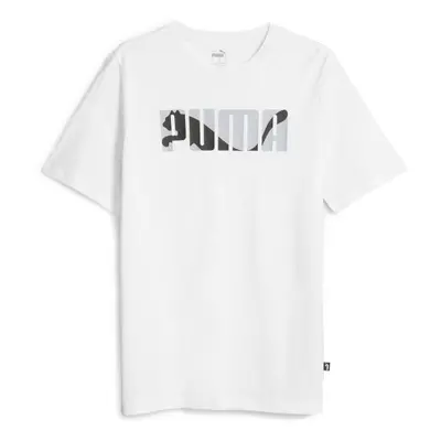 Puma GAPHICS PUMA WORDING TEE Férfi póló, fehér, méret