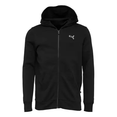 Puma BETTER ESENTIALS FULL ZIP HOODED Férfi pulóver, fekete, méret