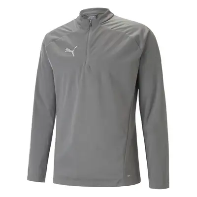 Puma TEAMCUP TRAINING RAIN TOP JACKET Férfi futballdzseki, szürke, méret