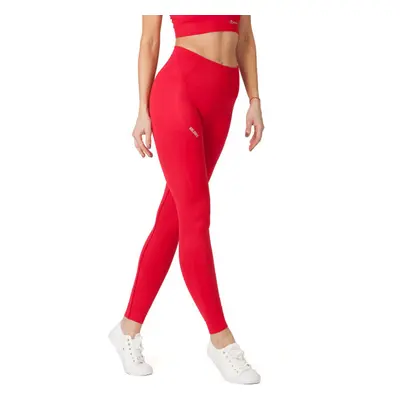 GOLDBEE BESEAMLESS Női legging, piros, méret