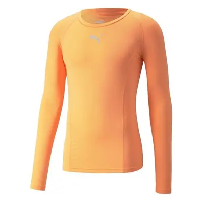 Puma LIGA BASELAYER TEE LS Férfi póló, narancssárga, méret