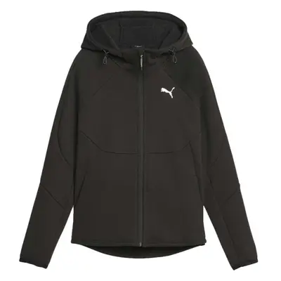 Puma EVOSTRIPE WINTERIZED FULL ZIP HOODIE Női pulóver, fekete, méret