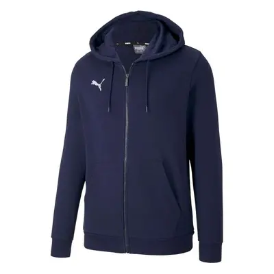 Puma TEAMGOAL CASUALS HOODED JACKET Férfi pulóver edzéshez, sötétkék, méret