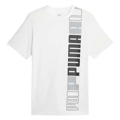 Puma ESSENTIALS + LOGO LAB TEE Férfi póló, fehér, méret