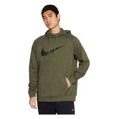 Nike DRY HOODIE PO SWOOSH Férfi pulóver edzéshez, khaki, méret