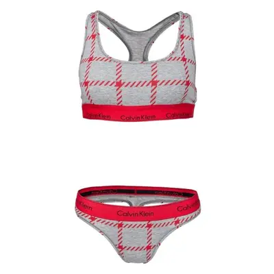 Calvin Klein BRA SET Női alsónemű szett, szürke, méret