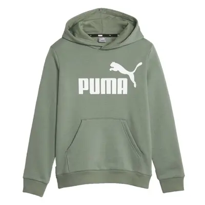 Puma ESSENTIALS BIG LOGO HOODIE Fiú pulóver, khaki, méret