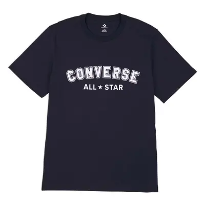 Converse CLASSIC FIT ALL STAR SINGLE SCREEN PRINT TEE Uniszex póló, fekete, méret