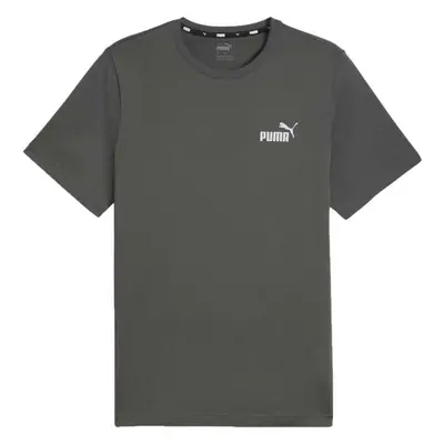 Puma ESS SMALL LOGO TEE Férfi póló, sötétszürke, méret