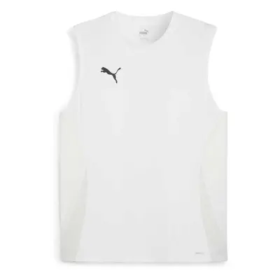 Puma TEAMGOAL SLEEVELESS JERSEY Férfi sportmez, fehér, méret